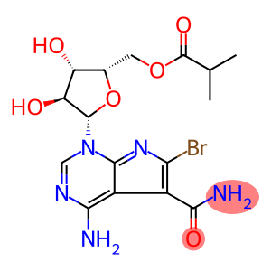 1H-Pyrrolo[2,3-d]pyrimidine-5-carboxamide, 4-amino-6-bromo-1-[5-O-(2-methyl-1-oxopropyl)-β-L-xylofuranosyl]-