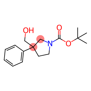 1-Pyrrolidinecarboxylic acid, 3-(hydroxymethyl)-3-phenyl-, 1,1-dimethylethyl ester