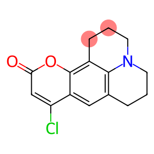 1H,5H,11H-[1]Benzopyrano[6,7,8-ij]quinolizin-11-one, 9-chloro-2,3,6,7-tetrahydro- (9CI)