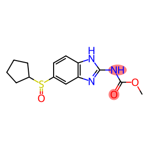 (5-Cyclopentanesulfinyl-1H-benzoimidazol-2-yl)carbamic acid methyl ester