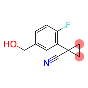 1-(2-Fluoro-5-(hydroxymethyl)phenyl)cyclopropane-1-carbonitrile