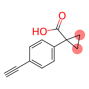 1-(4-乙炔基苯基)环丙烷-1-羧酸