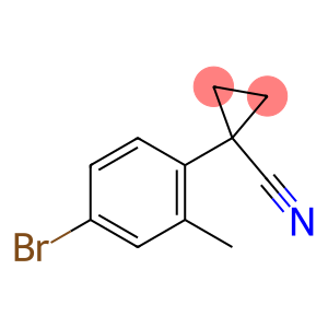 1-(4-bromo-2-methylphenyl)cyclopropanecarbonitrile