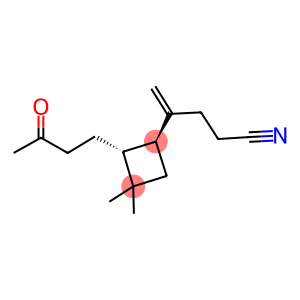 (2R,3S)-1,1-DIMETHYL-2-(3-OXOBUTYL)-3-(3-CYANO-1-METHYLENEPROPYL) CYCLOBUTANE, 96