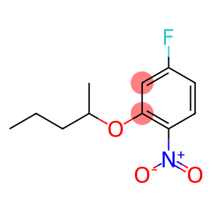 Benzene, 4-fluoro-2-(1-methylbutoxy)-1-nitro-