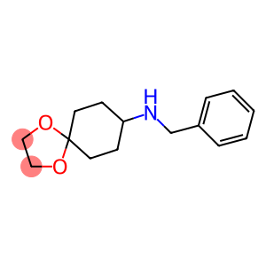 1,4-Dioxaspiro[4.5]decan-8-amine, N-(phenylmethyl)-