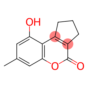 Cyclopenta[c][1]benzopyran-4(1H)-one, 2,3-dihydro-9-hydroxy-7-methyl-