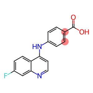 4-((7-氟喹啉-4-基)氨基)苯甲酸