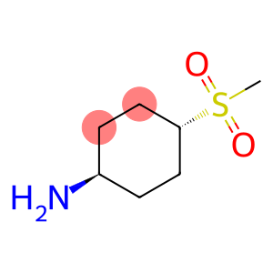 Cyclohexanamine, 4-(methylsulfonyl)-, trans-