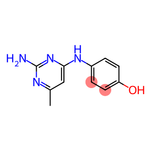 Phenol, 4-[(2-amino-6-methyl-4-pyrimidinyl)amino]-