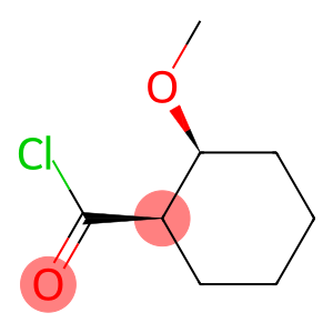 Cyclohexanecarbonyl chloride, 2-methoxy-, (1R-cis)- (9CI)