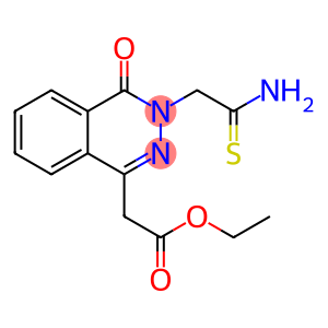 ETHYL 2-[3-(2-AMINO-2-THIOXOETHYL)-4-OXO-3,4-DIHYDROPHTHALAZIN-1-YL]ACETATE