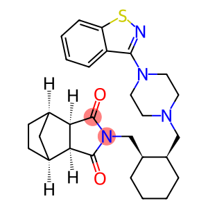 (3aR,4R,7S,7aS)-2-{(1R,2S)-2-[4-(1,2-benzisothiazol-3-yl)piperazin-1-ylMethyl]cyclohexylMethyl}hexahydro-4,7-Methano-2H-isoindole-1,3-dione hydrochloride