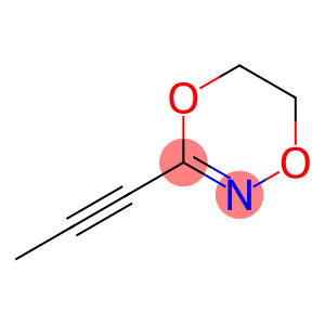 1,4,2-Dioxazine, 5,6-dihydro-3-(1-propynyl)- (9CI)