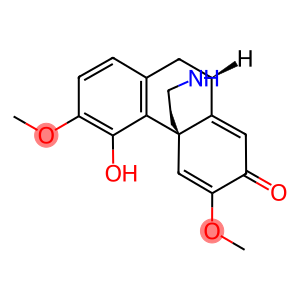 Morphinan-7-one, 5,6,8,14-tetradehydro-4-hydroxy-3,6-dimethoxy-, (9α,13α)-