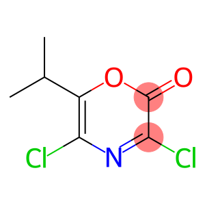 2H-1,4-Oxazin-2-one,  3,5-dichloro-6-(1-methylethyl)-