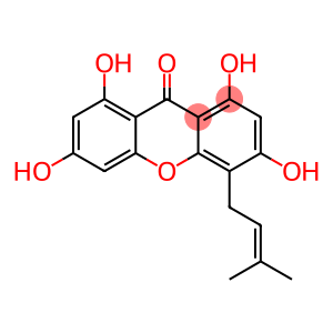 1,3,6,8-tetrahydroxy-4-(3-methyl-2-buten-1-yl)-9H-Xanthen-9-one