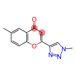 4H-1-Benzopyran-4-one, 6-methyl-2-(1-methyl-1H-1,2,3-triazol-4-yl)-