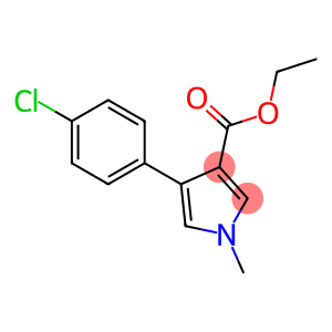 4-(4-CHLOROPHENYL)-1-METHYL-1H-PYRROLE-3-CARBOXYLIC ACID ETHYL ESTER