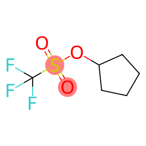 Methanesulfonic acid, 1,1,1-trifluoro-, cyclopentyl ester