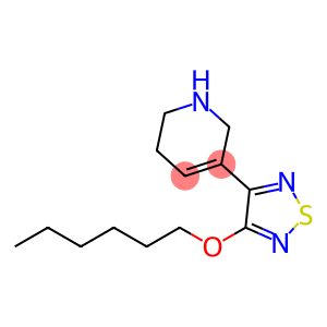 5-[4-(hexyloxy)-1,2,5-thiadiazol-3-yl]-1,2,3,6-tetrahydropyridine