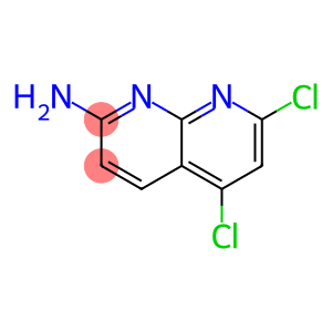 2-Amino-5,7-dichloro-1,8-naphthyridine