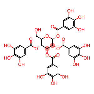 1,2,3,4-tetrakis-O-galloyl-alpha-D-glucose