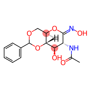 2-ACETAMIDO-4,6-O-BENZYLIDENE-2-DEOXY-D-GLUCONHYDROXIMO-1,5-LACTONE