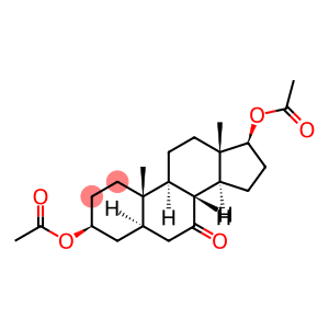 Androstan-7-one,3,17-bis(acetyloxy)-, (3b,5a,17b)- (9CI)