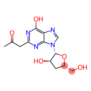 2-Acetonyl-9-[3-deoxy-beta-d-ribouranosyl]hypoxanthine