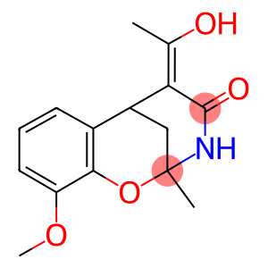 12-(1-hydroxyethylidene)-6-methoxy-9-methyl-8-oxa-10-azatricyclo[7.3.1.0~2,7~]trideca-2,4,6-trien-11-one