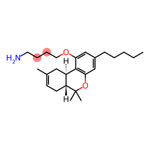 4-[[(6aR)-6aβ,7,10,10aα-Tetrahydro-6,6,9-trimethyl-3-pentyl-6H-dibenzo[b,d]pyran-1-yl]oxy]-1-butanamine