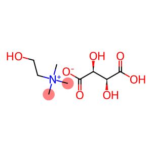 REL-(2R,3R)-2-羟基-N,N,N-三甲基乙铵 2,3-二羟基丁二酸盐