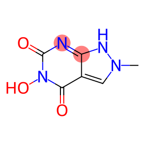 1H-Pyrazolo[3,4-d]pyrimidine-4,6(2H,5H)-dione, 5-hydroxy-2-methyl-