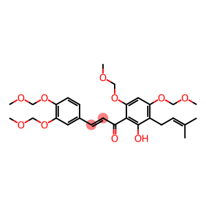 2',3,4,4',6'-Pentahydroxy-3'-prenylchalcone, derivative of