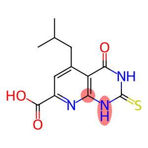 5-Isobutyl-2-mercapto-4-oxo-3,4-dihydro-pyrido[2,3-d]pyrimidine-7-carboxylic acid