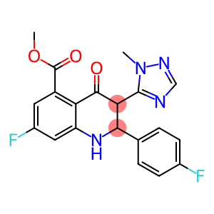 7-氟-2-(4-氟苯基)-3-(1-甲基-1H-1,2,4-三唑-5-基)-4-氧代-1,2,3
