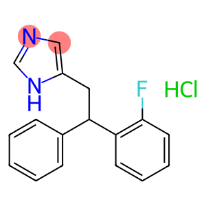1H-Imidazole,5-[2-(2-fluorophenyl)-2-phenylethyl]-, hydrochloride (1:1)