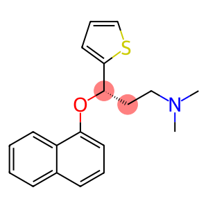 S-(+)-N,N-二甲基-3-(1-萘氧基)-3-(2-噻吩)-丙胺