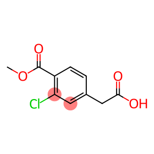 Benzeneacetic acid, 3-chloro-4-(methoxycarbonyl)-