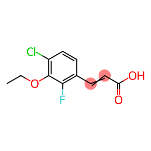 (E)-3-(4-chloro-3-ethoxy-2-fluorophenyl)prop-2-enoic acid
