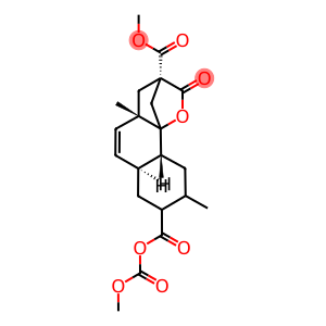 4,11,11-tris(methoxycarbonyl)-6-methyltricyclo(7.4.0.0)tridec-7-ene-4,2-carbolactone