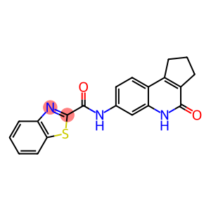 2-Benzothiazolecarboxamide, N-(2,3,4,5-tetrahydro-4-oxo-1H-cyclopenta[c]quinolin-7-yl)-