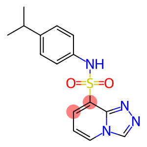 N-[4-(Propan-2-yl)phenyl]-[1,2,4]triazolo-[4,3-a]pyridine-8-sulfonamide