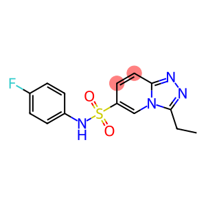 3-ethyl-n-(4-fluorophenyl)[1,2,4]triazolo[4,3-a]pyridine-6-sulfonamide