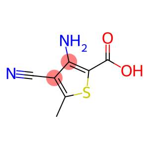 3-Amino-4-cyano-5-methylthiophene-2-carboxylic acid