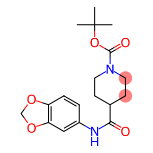 tert-butyl 4-(benzo[d][1,3]dioxol-5-ylcarbaMoyl)piperidine-1-carboxylate