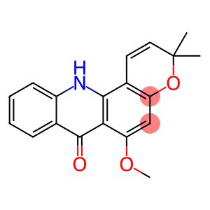 3,3-Dimethyl-6-methoxy-3H-pyrano[2,3-c]acridine-7(12H)-one