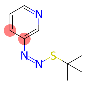 Pyridine, 3-[[(1,1-dimethylethyl)thio]azo]-, (Z)- (9CI)