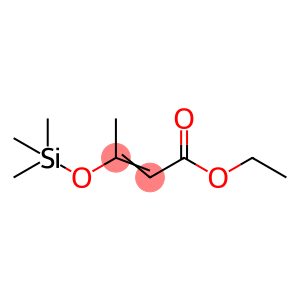 2-Butenoic acid, 3-[(trimethylsilyl)oxy]-, ethyl ester